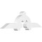 Ekena Millwork Ericson Architectural Grade PVC Gable Bracket, 48"W x 14"H x 4"D x 4"F, 7/12 Pitch GBP048X14X0404ERI00 - alternate 1